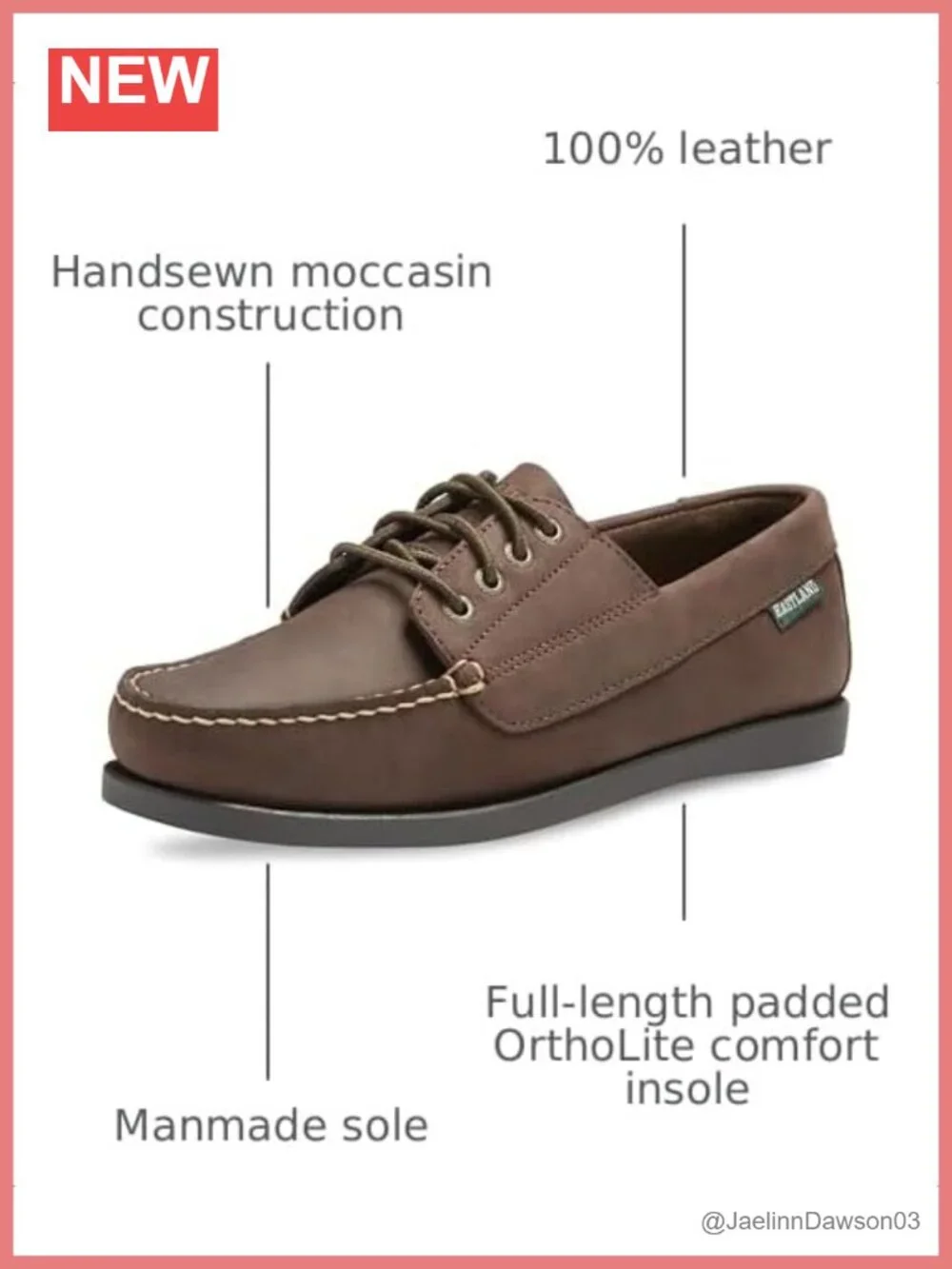 Women's Leather Camp Moc Loafers Lace-Up Water Resistant Round Toe